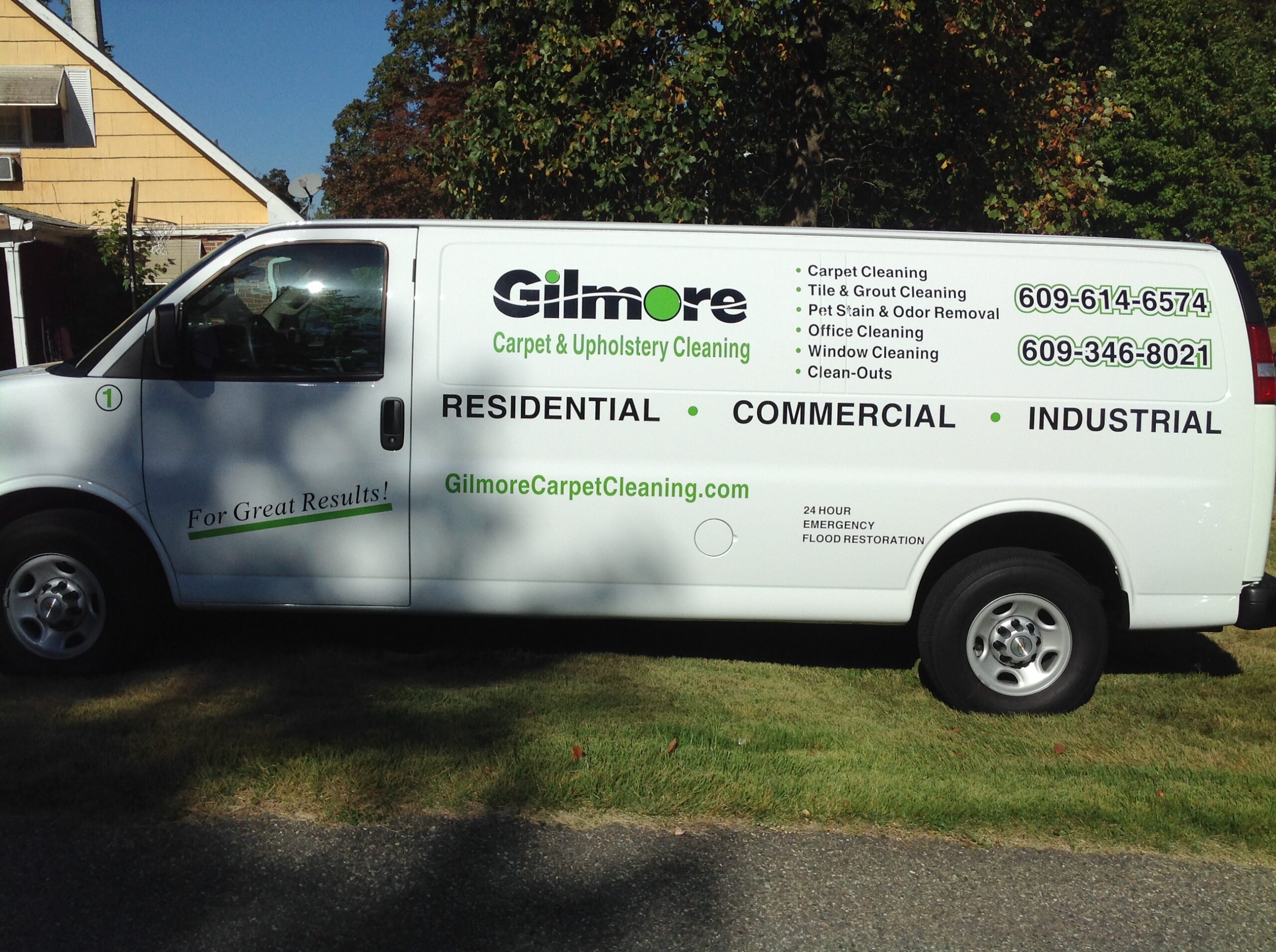 Gilmore Cleaning Van view 3